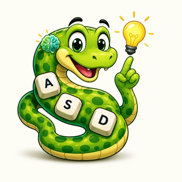 Adaptive Snake cartoon mascot