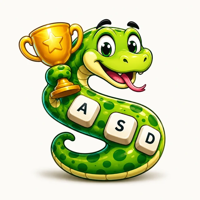 Classic cartoon snake illustration