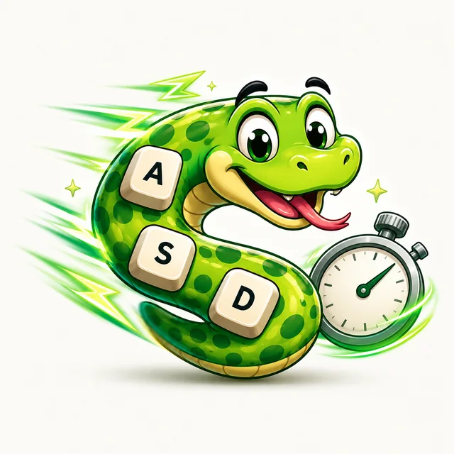Speed Snake cartoon snake illustration